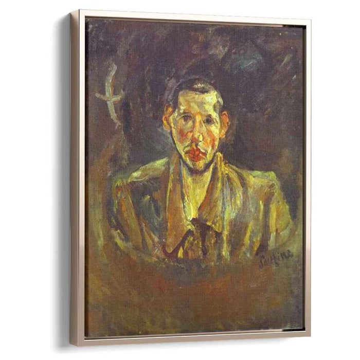 Self Portrait with Beard (1917) by Chaim Soutine