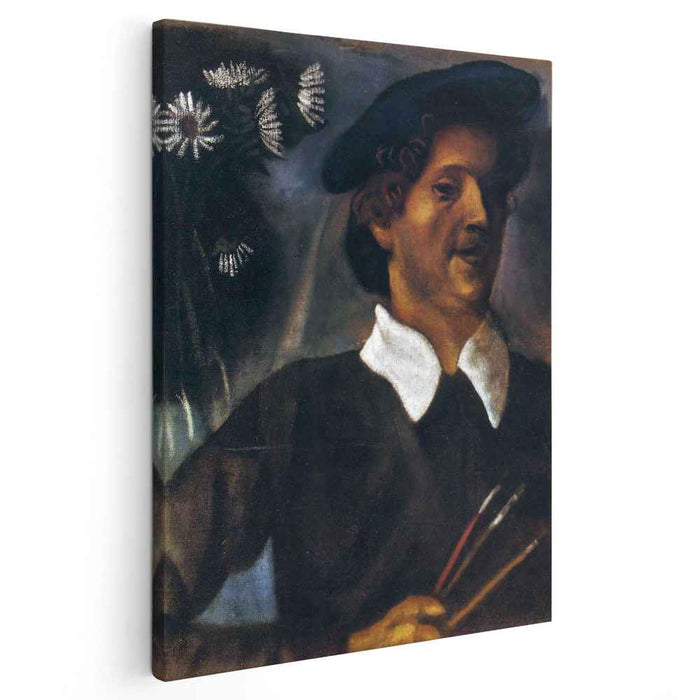 Self Portrait with Brushes (1909) by Marc Chagall