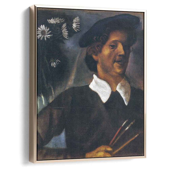 Self Portrait with Brushes (1909) by Marc Chagall