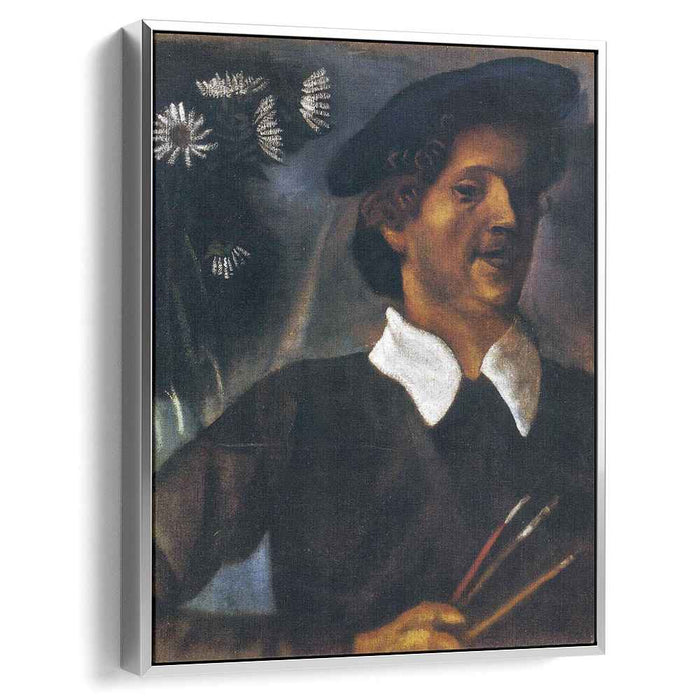 Self Portrait with Brushes (1909) by Marc Chagall