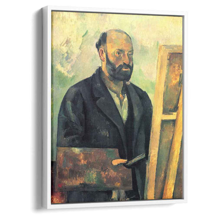 Self-Portrait with Palette (1890) by Paul Cezanne