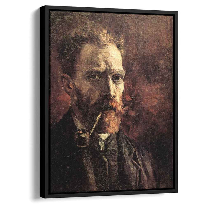 Self-Portrait with Pipe (1886) by Vincent van Gogh