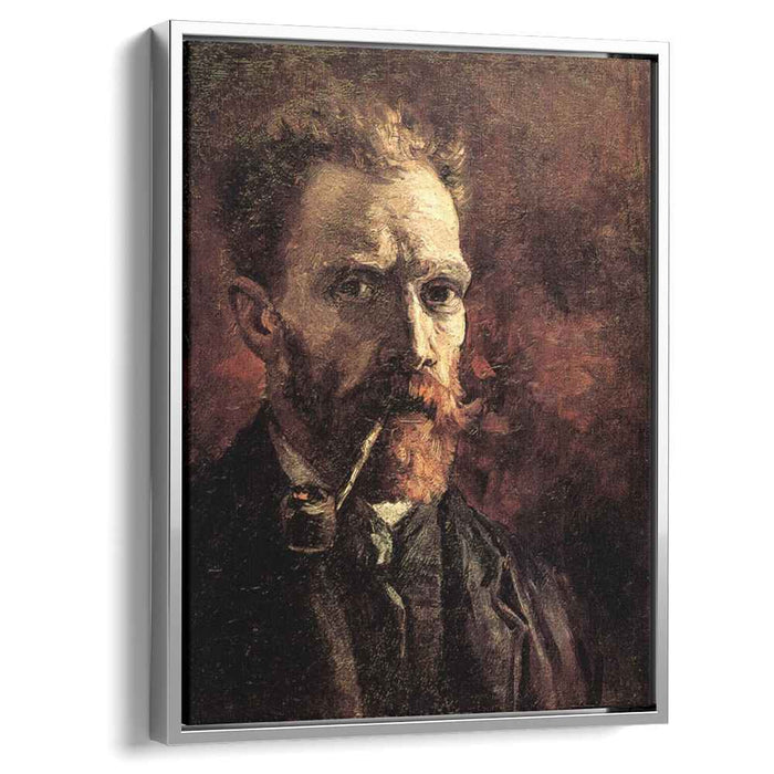 Self-Portrait with Pipe (1886) by Vincent van Gogh