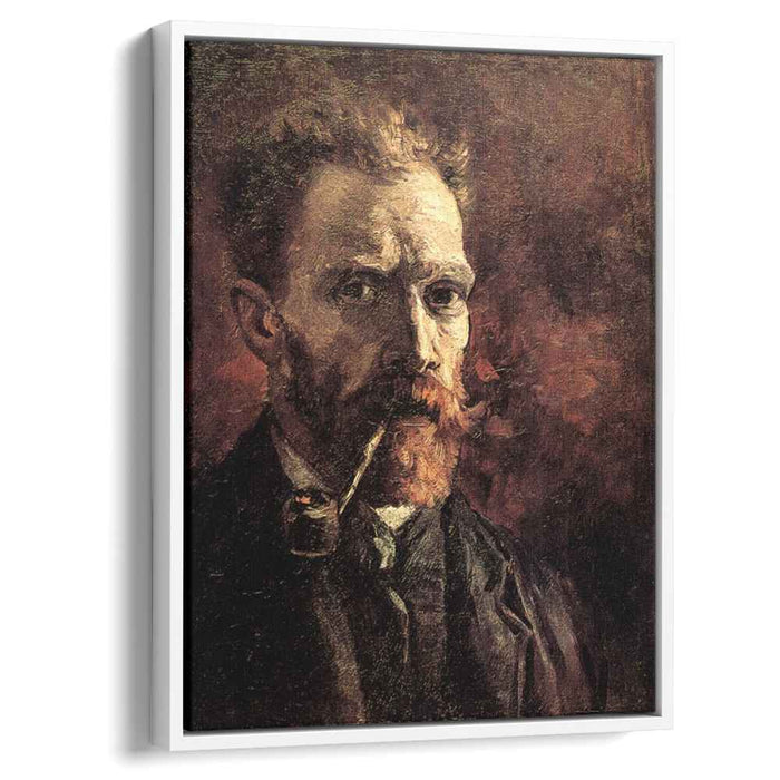Self-Portrait with Pipe (1886) by Vincent van Gogh
