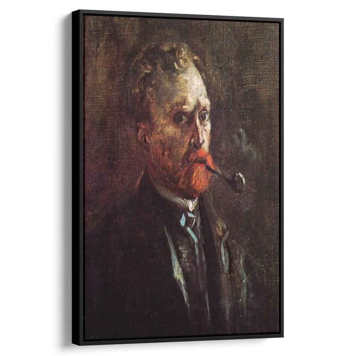 Self-Portrait with Pipe (1886) by Vincent van Gogh