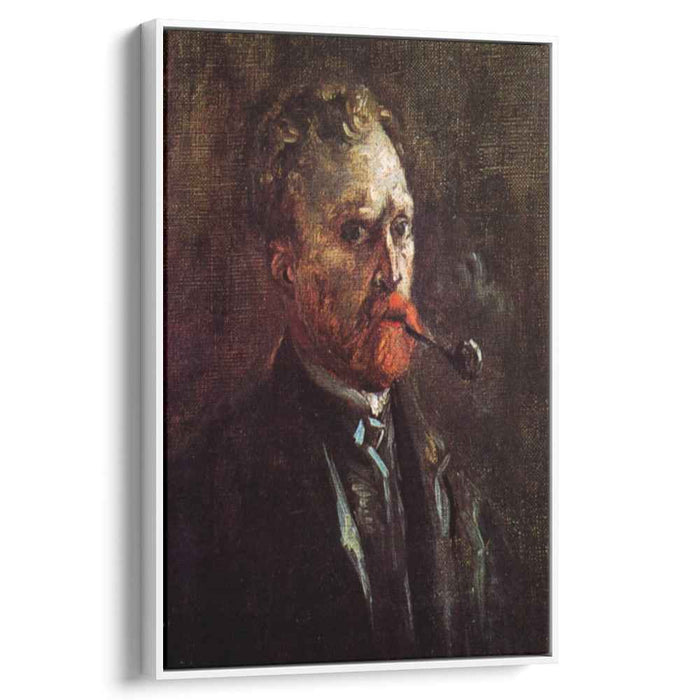Self-Portrait with Pipe (1886) by Vincent van Gogh