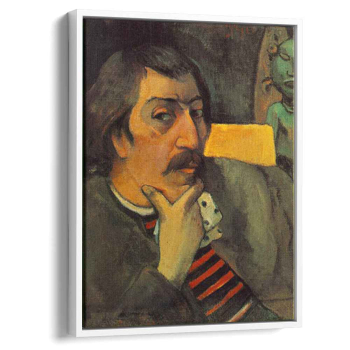 Self Portrait with the Idol (1893) by Paul Gauguin