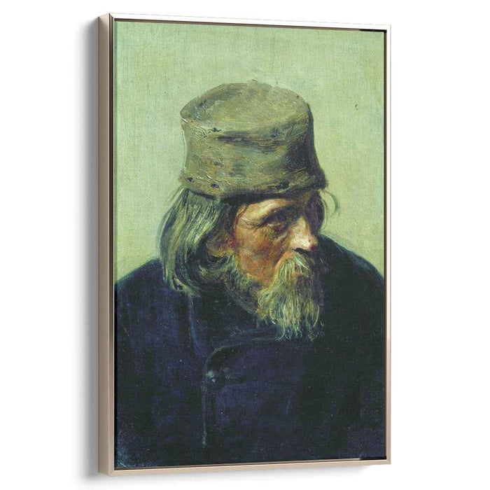 Seller of student works at the Academy of Arts (1870) by Ilya Repin