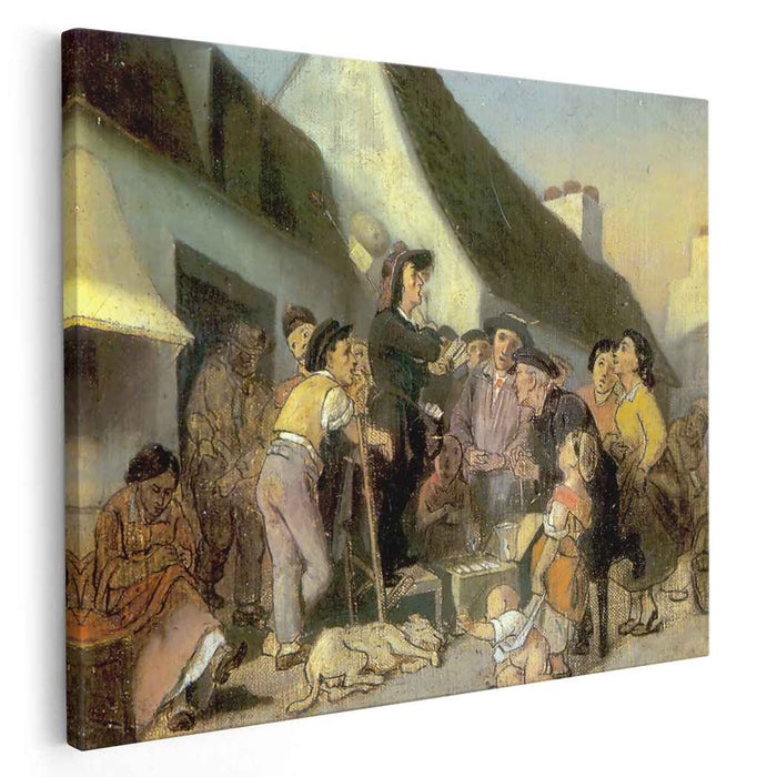 Seller singers. Sketch (1863) by Vasily Perov