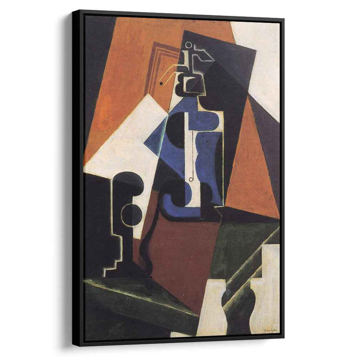 Seltzer Bottle and Glass (1917) by Juan Gris