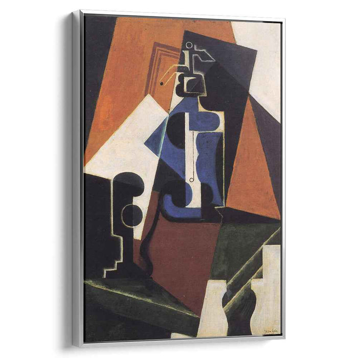 Seltzer Bottle and Glass (1917) by Juan Gris