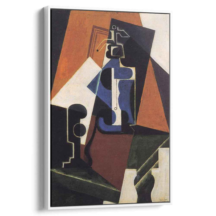 Seltzer Bottle and Glass (1917) by Juan Gris