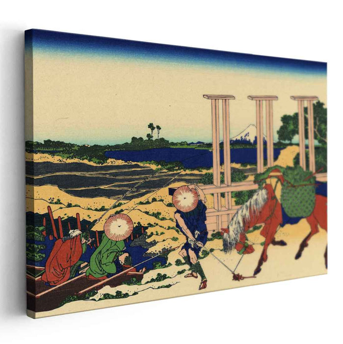 Senju in the Musachi provimce by Katsushika Hokusai