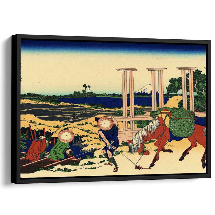 Senju in the Musachi provimce by Katsushika Hokusai