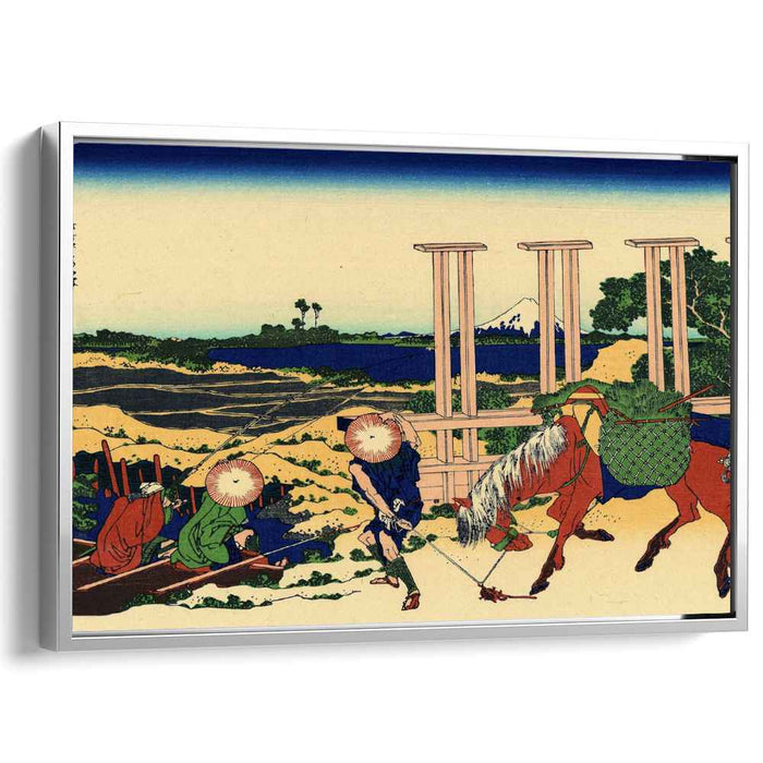 Senju in the Musachi provimce by Katsushika Hokusai