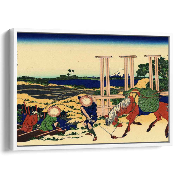 Senju in the Musachi provimce by Katsushika Hokusai