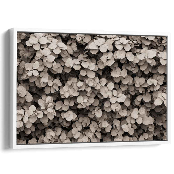 Sepia Foliage: Timeless Botanical Canvas Art Print