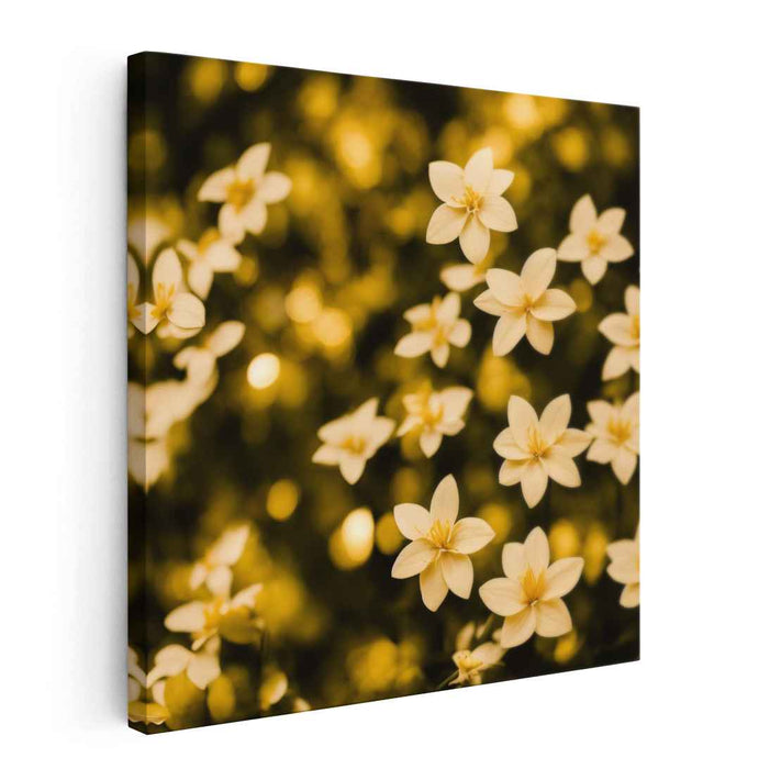 Peaceful Petal Haven: Tranquil Floral Canvas Art Print
