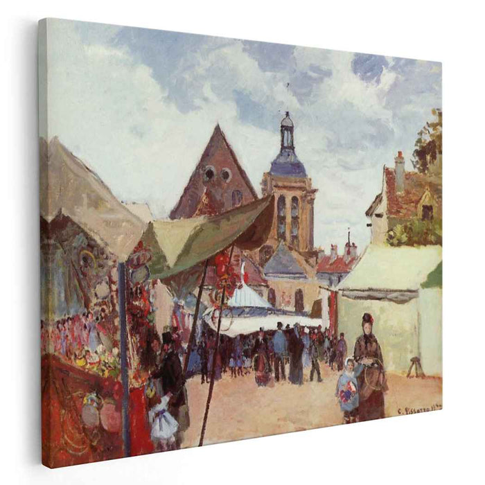 September Fete, Pontoise by Camille Pissarro