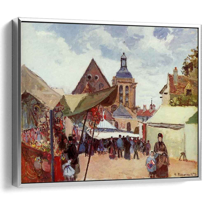 September Fete, Pontoise by Camille Pissarro