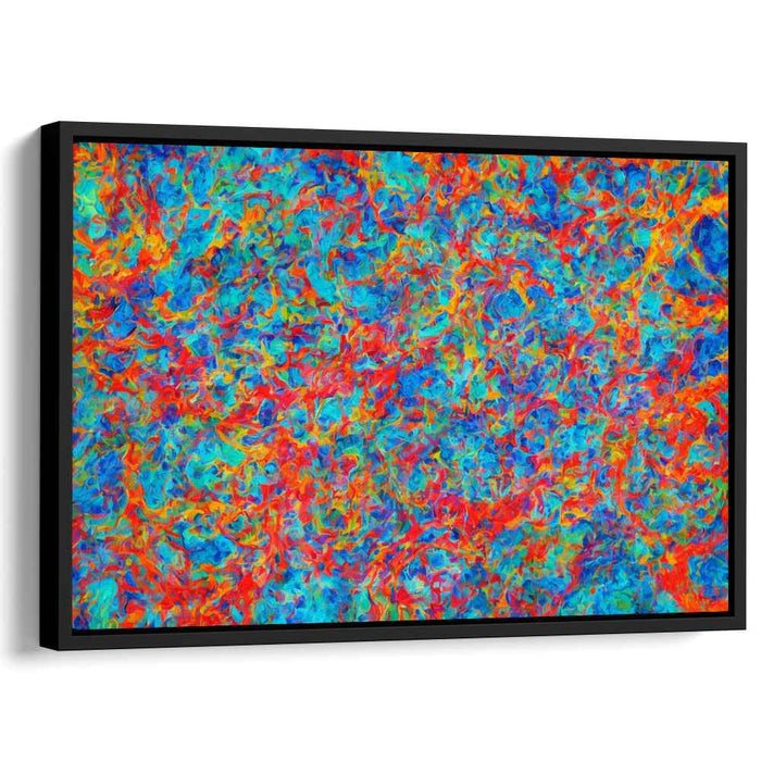 Elation in Motion: Dynamic Abstract Expressionist Canvas Art Print
