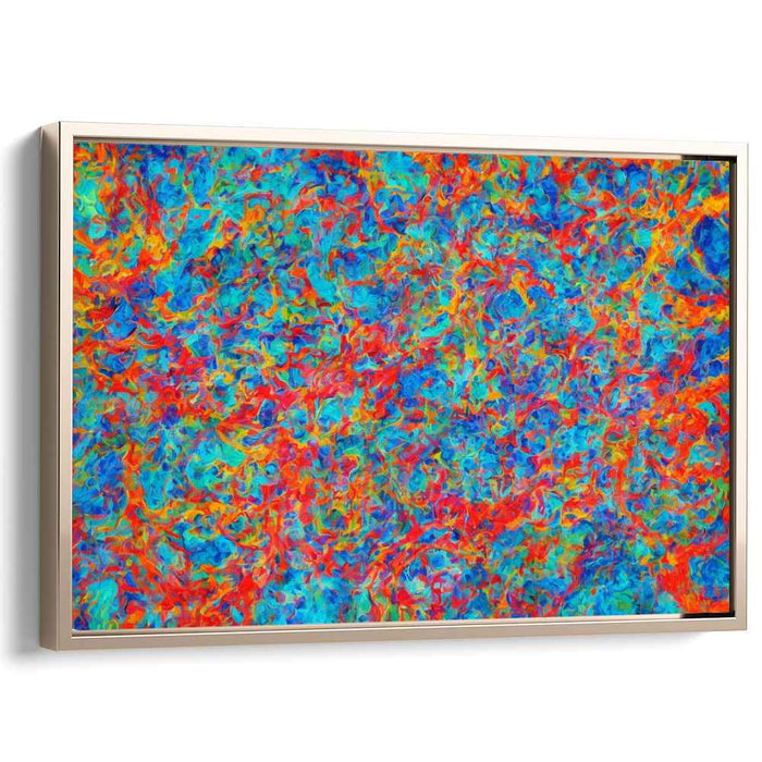 Elation in Motion: Dynamic Abstract Expressionist Canvas Art Print