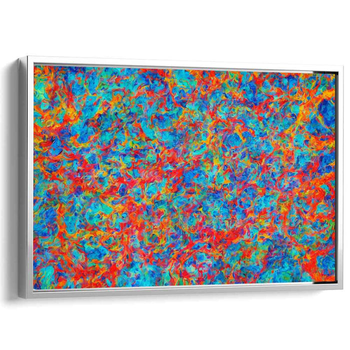 Elation in Motion: Dynamic Abstract Expressionist Canvas Art Print