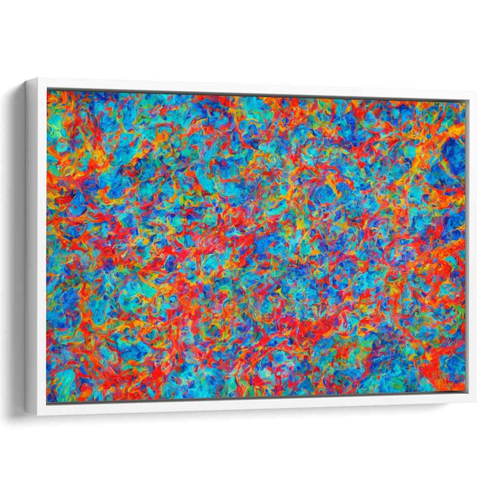 Elation in Motion: Dynamic Abstract Expressionist Canvas Art Print