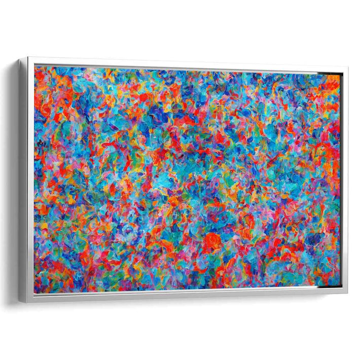 Abstract Melodic Impressions: A Symphony of Colorful Abstract Impressions Canvas Art Print