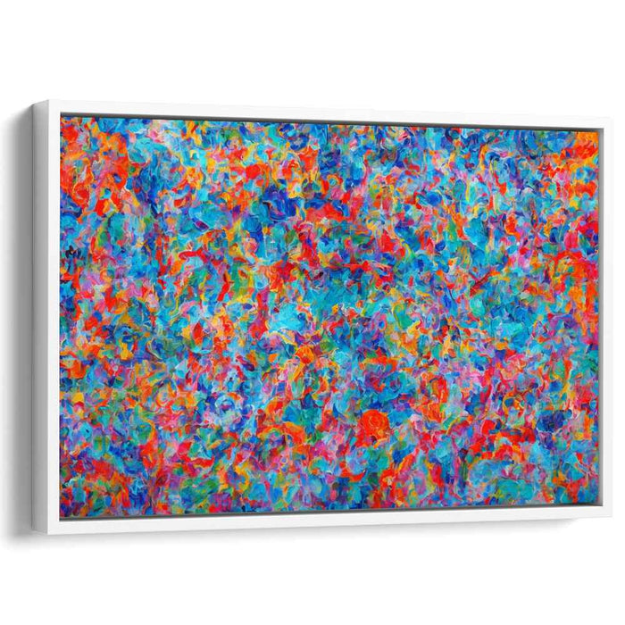Abstract Melodic Impressions: A Symphony of Colorful Abstract Impressions Canvas Art Print