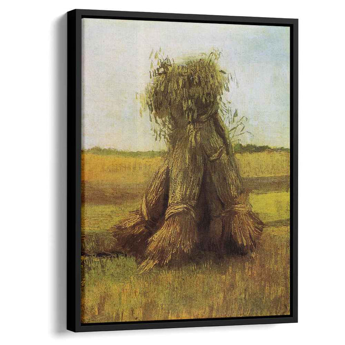 Sheaves of Wheat in a Field (1885) by Vincent van Gogh