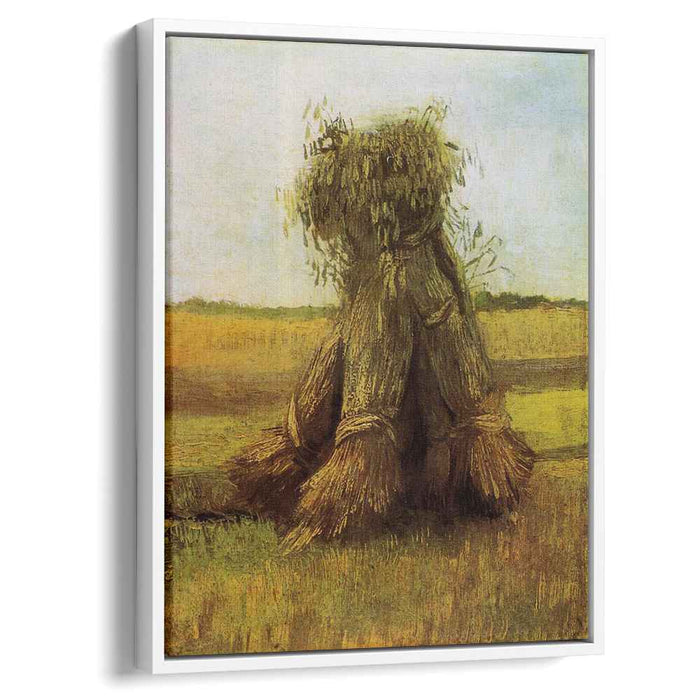 Sheaves of Wheat in a Field (1885) by Vincent van Gogh