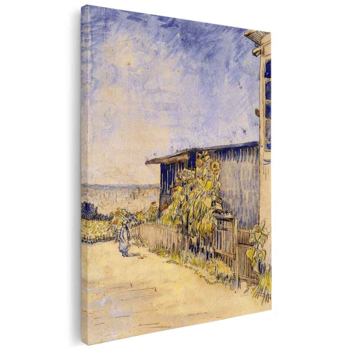 Shed with Sunflowers (1887) by Vincent van Gogh