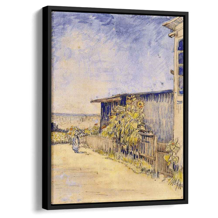 Shed with Sunflowers (1887) by Vincent van Gogh