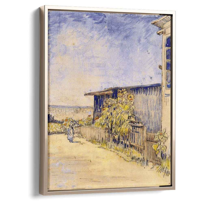 Shed with Sunflowers (1887) by Vincent van Gogh