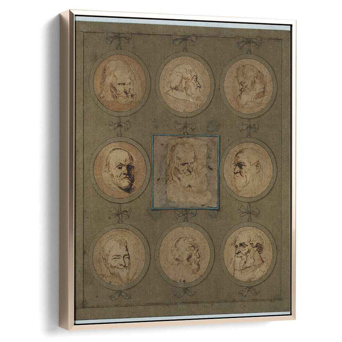 Sheet of Studies (1635) by Anthony van Dyck