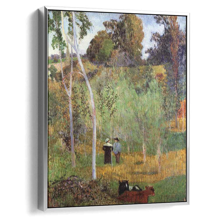 Sheperd and sheperdess in a meadow (1888) by Paul Gauguin