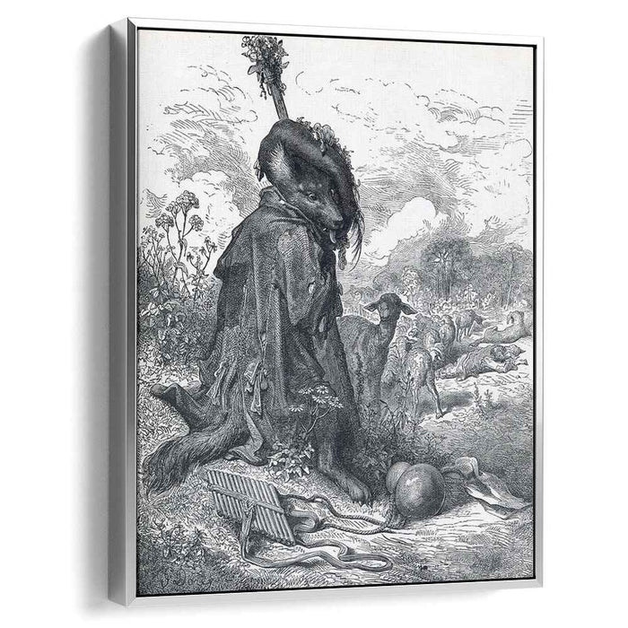 Shepherd wolf by Gustave Dore