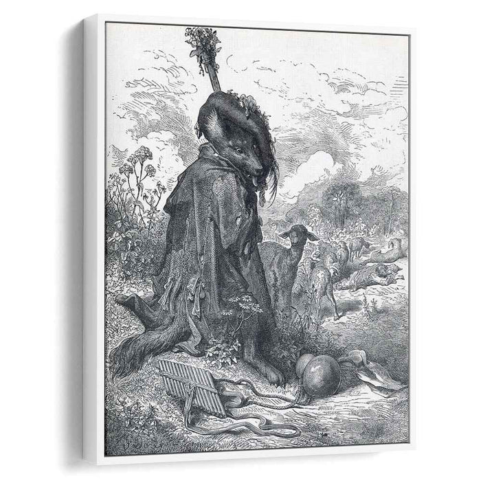 Shepherd wolf by Gustave Dore