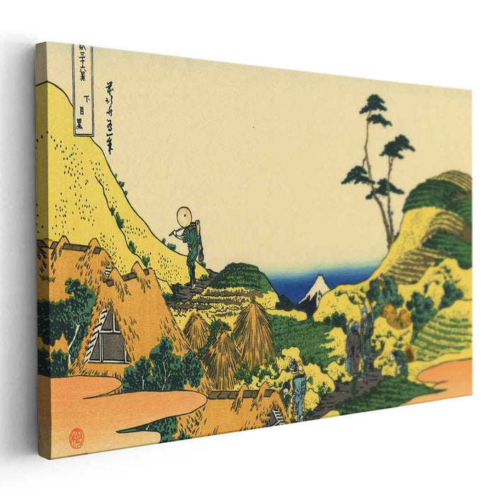 Shimomeguro by Katsushika Hokusai