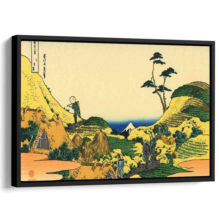 Shimomeguro by Katsushika Hokusai