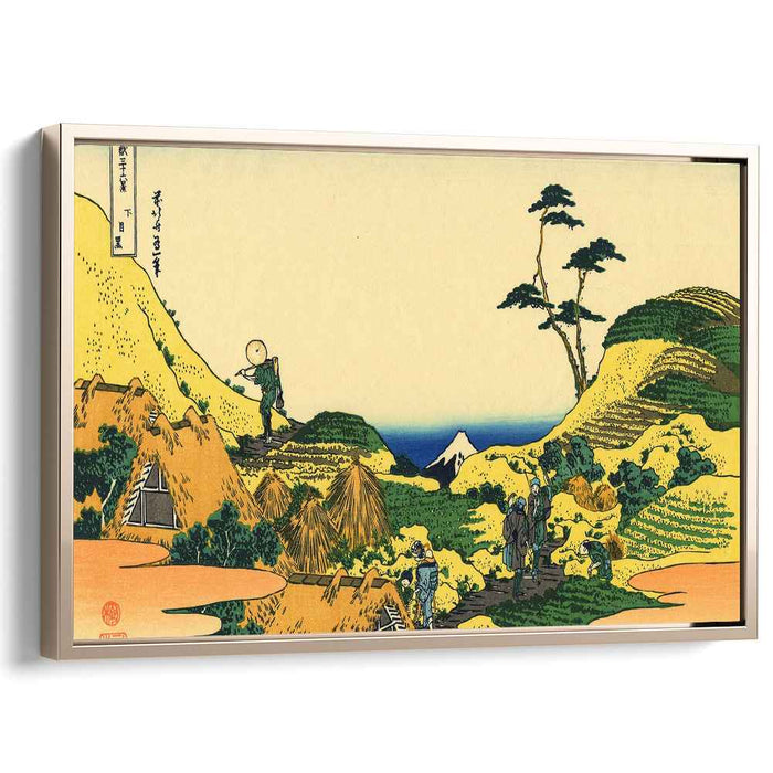 Shimomeguro by Katsushika Hokusai