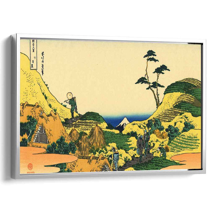 Shimomeguro by Katsushika Hokusai