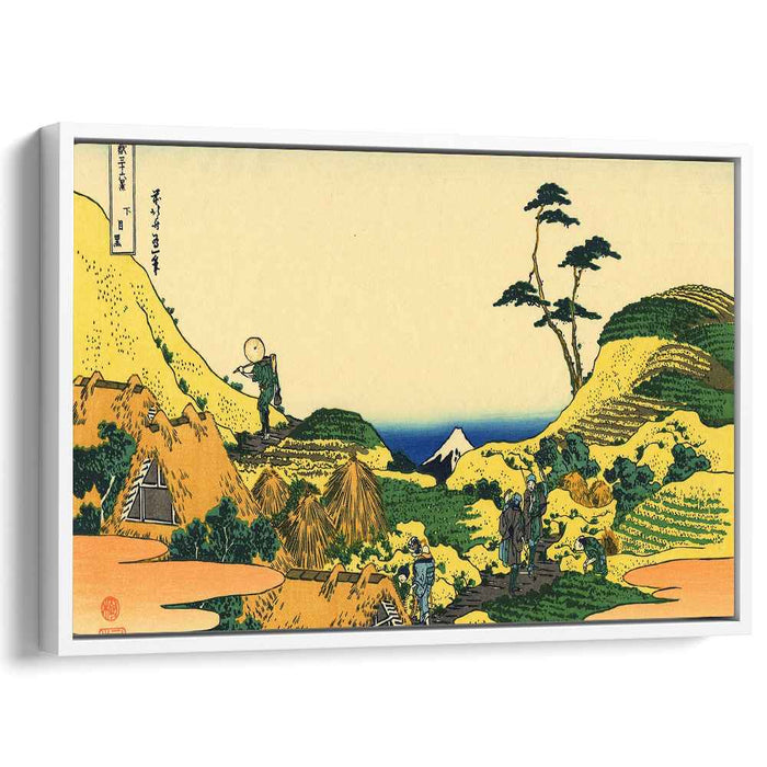 Shimomeguro by Katsushika Hokusai