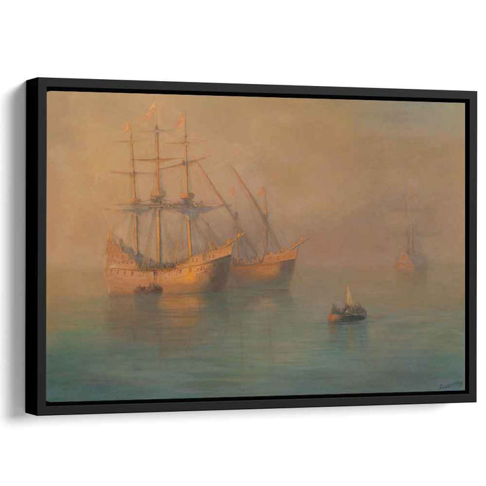 Ships of Columbus (1880) by Ivan Aivazovsky