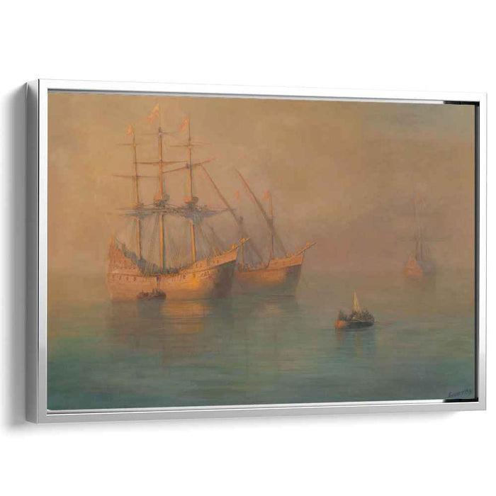 Ships of Columbus (1880) by Ivan Aivazovsky