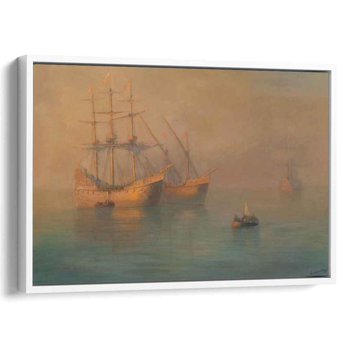Ships of Columbus (1880) by Ivan Aivazovsky