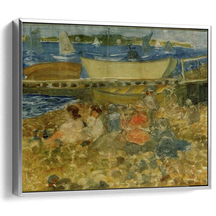 Shipyard Children Playing (1902) by Maurice Prendergast