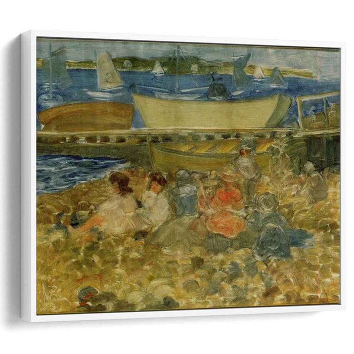 Shipyard Children Playing (1902) by Maurice Prendergast