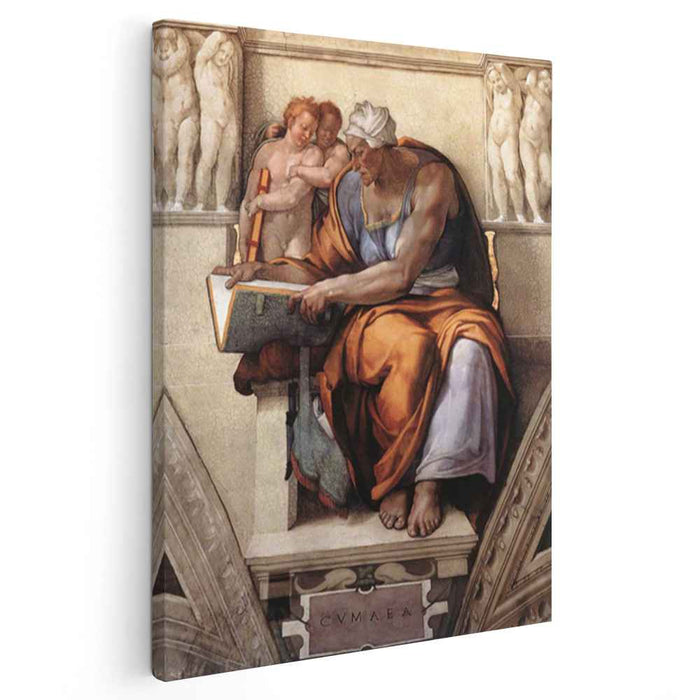 Sistine Chapel Ceiling: Cumaean Sibyl (1510) by Michelangelo